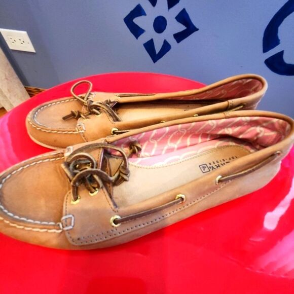Sperry Tan Flats Timeless Elegance - Picture 8 of 9